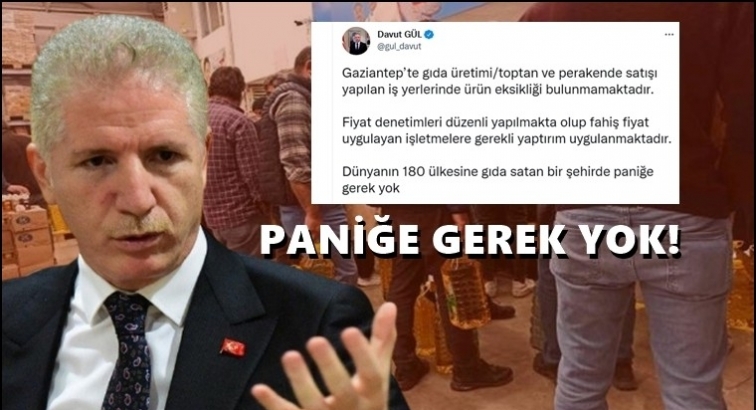 Vali G&uuml;l'den 'Paniğe gerek yok' a&ccedil;ıklaması!