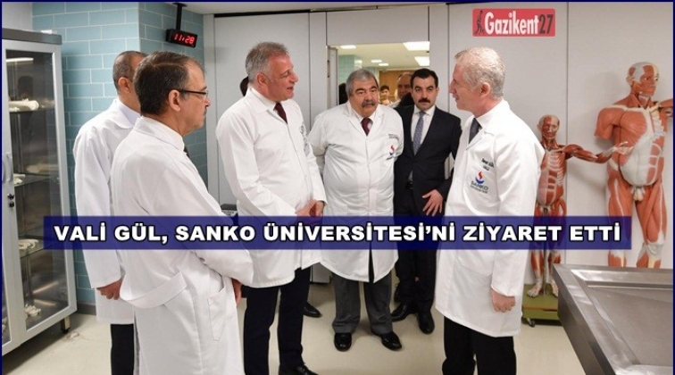 Vali G&uuml;l&rsquo;den SANKO &Uuml;niversitesi&rsquo;ne ziyaret