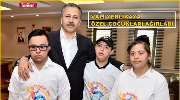 Vali Yerlikaya, '&Ouml;zel &Ccedil;ocuklarla'