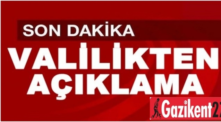 Valilikten düğündeki saldırıyla ilgili açıklama