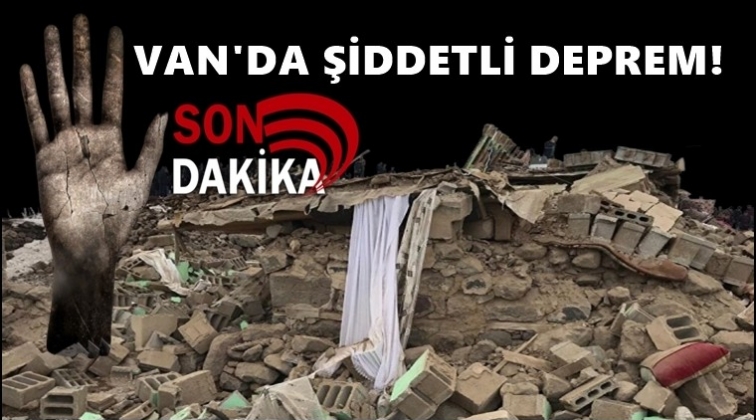 Van &Ouml;zalp&rsquo;ta 5.4&rsquo;l&uuml;k deprem