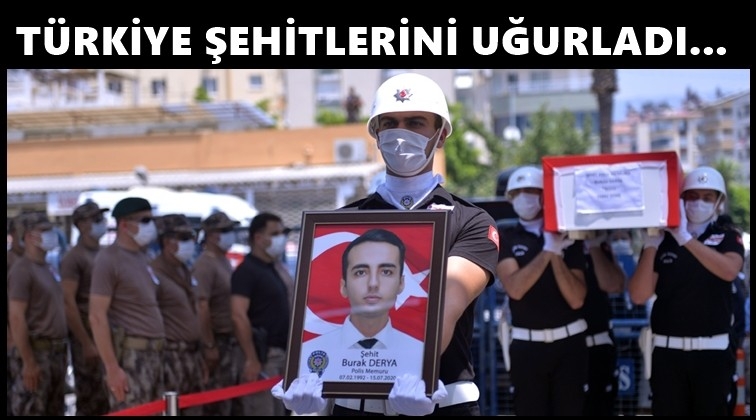 Van şehitleri son yolculuklarına uğurlandı