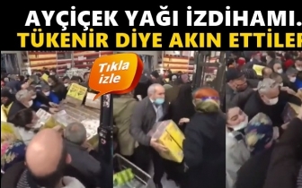 Vatandaş ay&ccedil;i&ccedil;ek yağına huc&uuml;m etti!