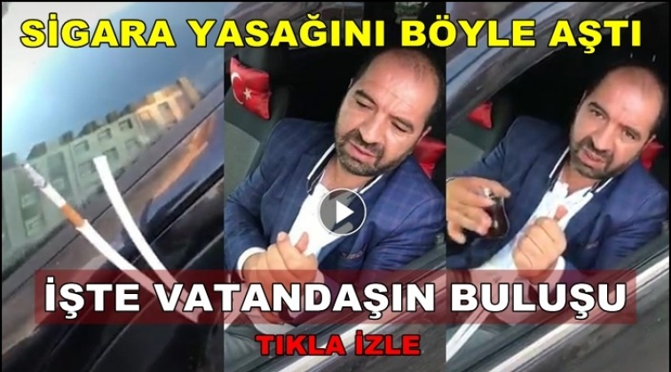 Vatandaş parlak zekasını devreye soktu!..