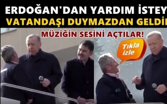 Vatandaş yardım istedi, m&uuml;ziğin sesini a&ccedil;tılar!