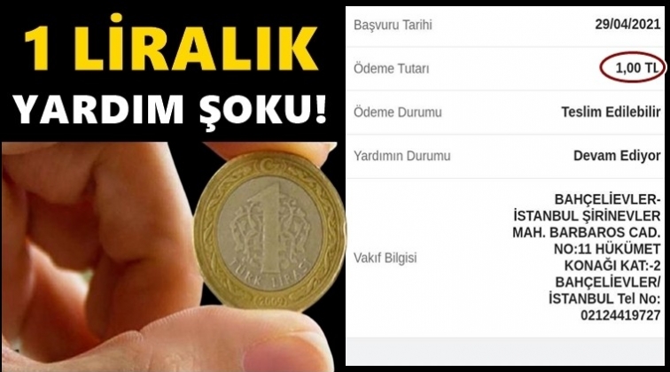 Vatandaşa&nbsp;1 liralık gıda yardımı!..