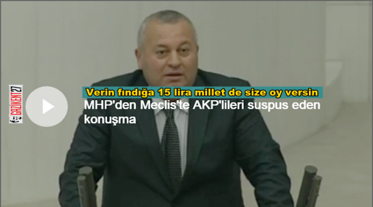 Verin fındığa 15 lira millet de size oy versin!