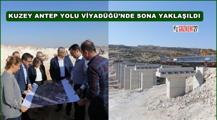 Viyad&uuml;k inşaatında sona yaklaşıldı