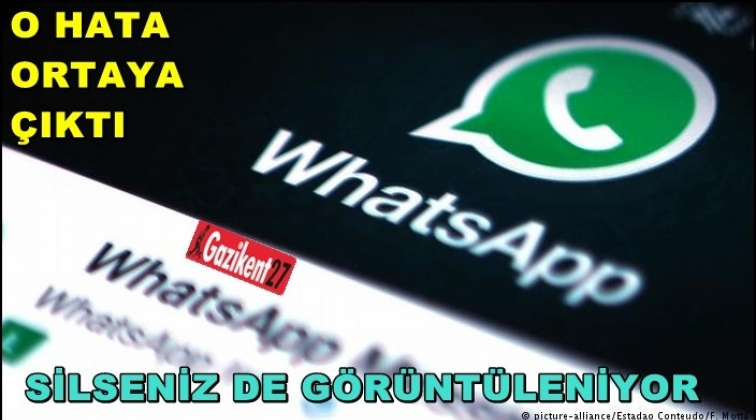 WhatsApp'taki hata ortaya çıktı!