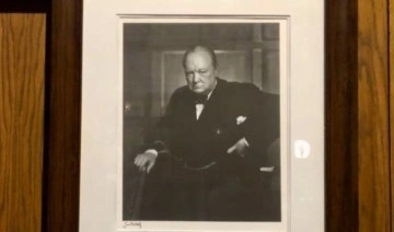 Winston Churchill'in Kanada'da çalınan orijinal fotoğrafı İtalya'da bulundu