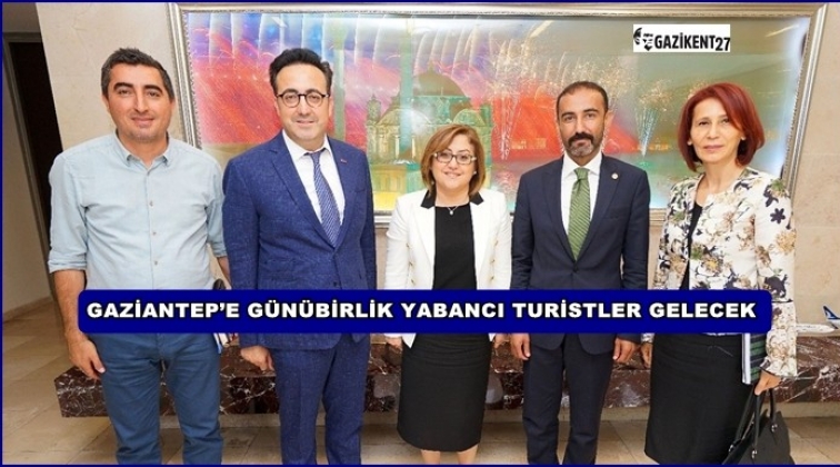 Yabancı turistlere g&uuml;n&uuml;birlik Gaziantep turu