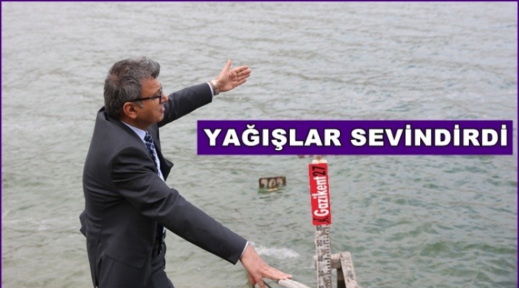 Yağışlar sevindirdi