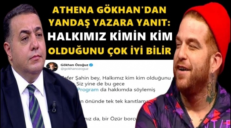 Yandaş yazar Athena G&ouml;khan'ı hedef aldı