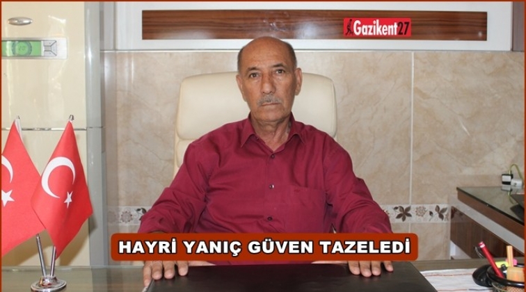 Yanı&ccedil;, yeniden başkan se&ccedil;ildi