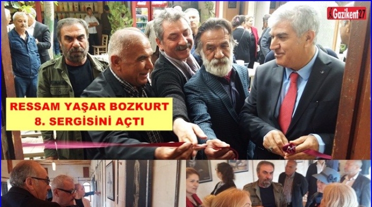 Yaşar Bozkurt, 8. kişisel resim sergisini açtı