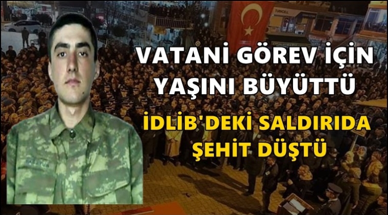 Yaşını b&uuml;y&uuml;tt&uuml;, askere gitti, şehit d&uuml;şt&uuml;!