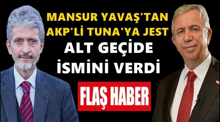 Yavaş, AKP&rsquo;li başkanın adını alt ge&ccedil;ide verdi
