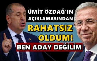 Yavaş: &Ouml;zdağ'ın a&ccedil;ıklamasından rahatsız oldum!