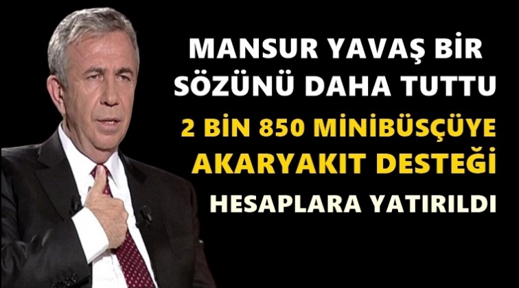 Yavaş s&ouml;z&uuml;n&uuml; tuttu, hesaplara yatırıldı