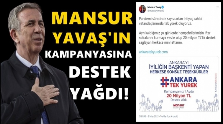 Yavaş'ın başlattığı kampanyada rekor...