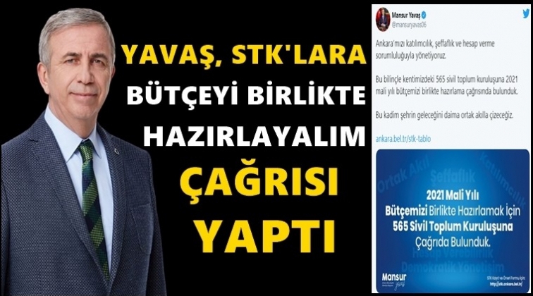 Yavaş'tan 'b&uuml;t&ccedil;eyi birlikte hazırlayalım' &ccedil;ağrısı