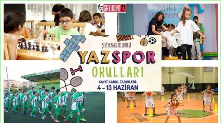 Yaz spor okullarına yoğun ilgi