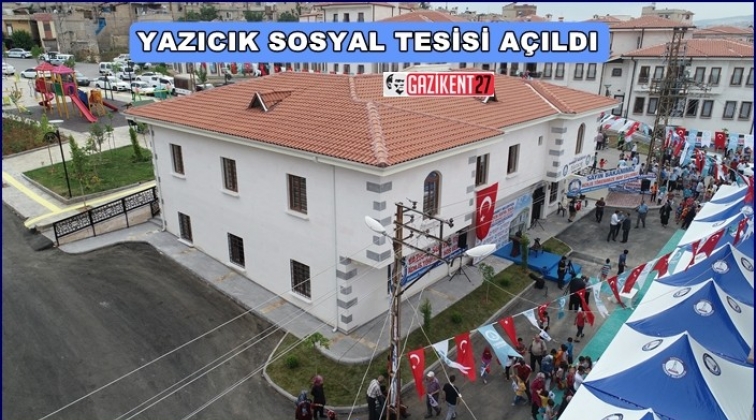 Yazıcık Sosyal Tesisi a&ccedil;ılıldı
