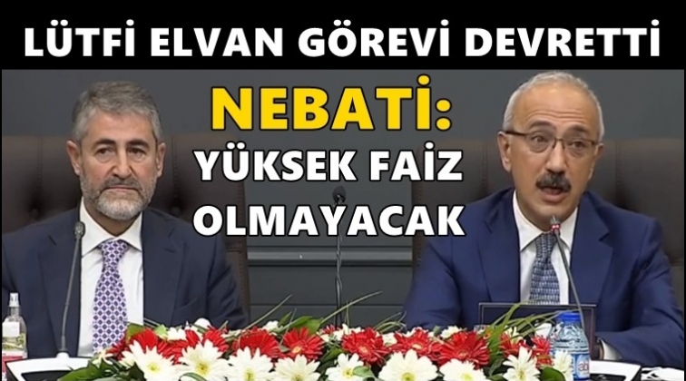 Yeni Bakan Nebati'den faiz indirimi mesajı...