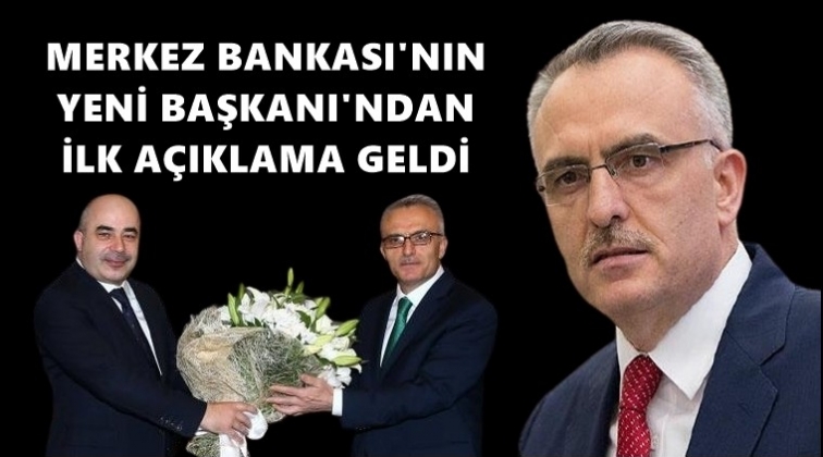 Yeni MB Başkanı'ndan ilk a&ccedil;ıklama