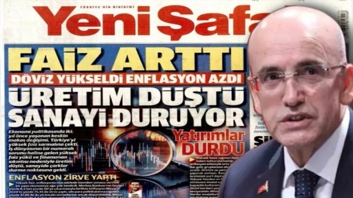 Yeni Şafak'tan Mehmet Şimşek'e salvolar sürüyor: 'Dayanabilirsen dayan Ali Cabbar!&#0