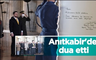 Yeniden se&ccedil;ilen H&uuml;seyin Baş Anıtkabir&rsquo;de...