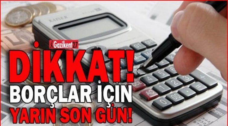 Yeniden yapılandırma için son gün