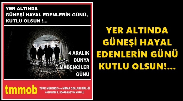 Yeraltında g&uuml;neşi hayal edenlerin g&uuml;n&uuml;...
