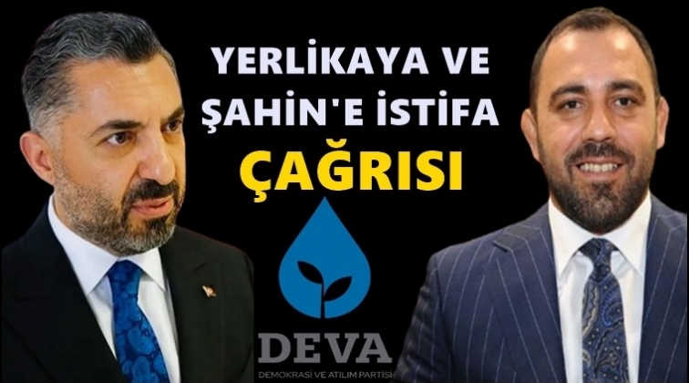 Yerlikaya ve Şahin&rsquo;e istifa &ccedil;ağrısı