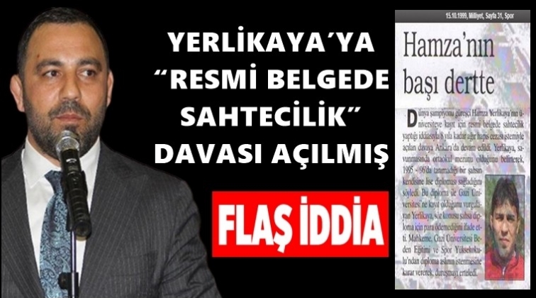 Yerlikaya&rsquo;ya sahtecilikten dava a&ccedil;ılmış!
