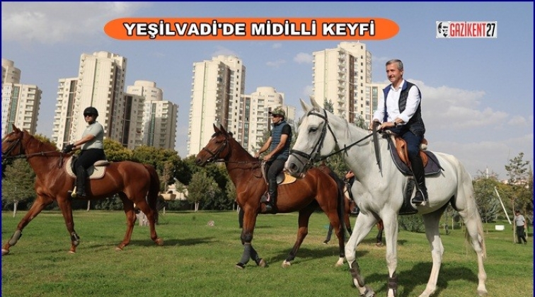 Yeşilvadi&rsquo;de &ccedil;ocuklarla Midilli keyfi