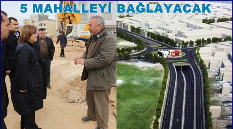 Yeşilvadi'ye k&ouml;pr&uuml;l&uuml; kavşak