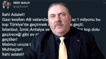 Yiğit Bulut: 1 milyon Avrupalı kışı T&uuml;rkiye'de ge&ccedil;irecek!