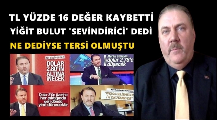 Yiğit Bulut ekonomi i&ccedil;in &ldquo;sevindirici&rdquo; dedi...