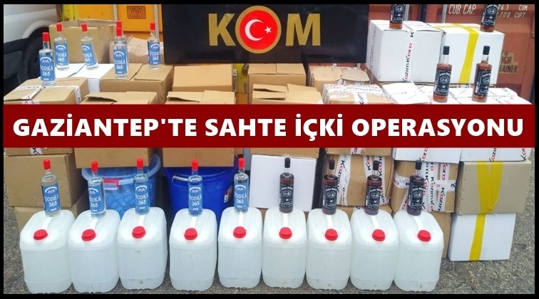 Yılbaşı &ouml;ncesi sahte i&ccedil;ki operasyonu