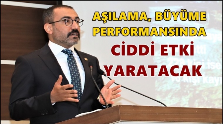 Yıldırım: Aşılama, b&uuml;y&uuml;mede ciddi etki yaratacak