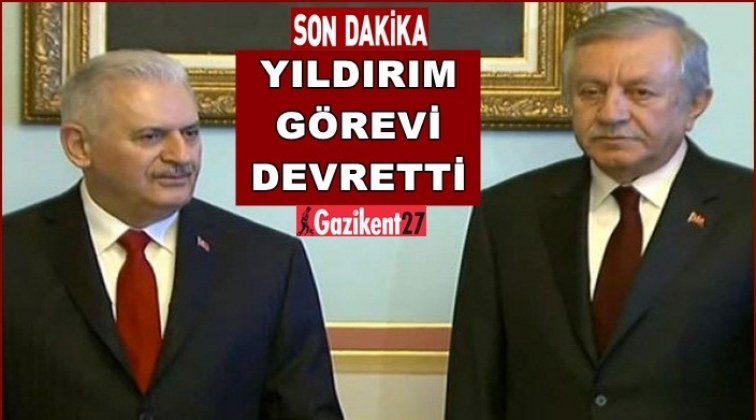 Yıldırım, g&ouml;revini MHP'li Adan'a devretti
