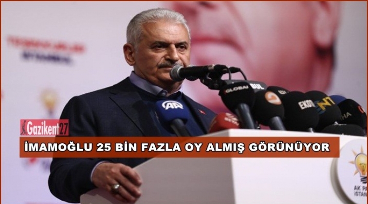 Yıldırım: İstanbul'da sayım s&uuml;r&uuml;yor