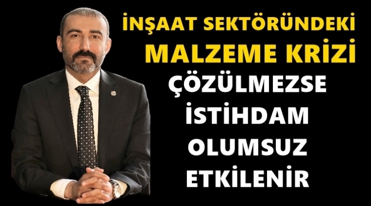 Yıldırım: Malzeme krizi &ccedil;&ouml;z&uuml;lmezse...