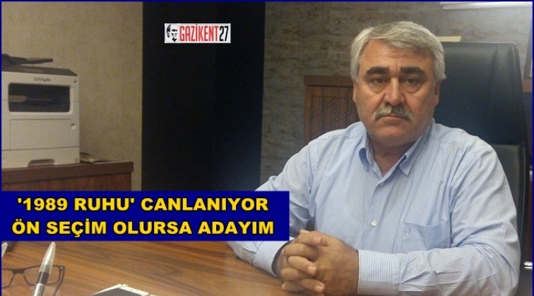 Yıldırım: &Ouml;n se&ccedil;im olursa aday adayıyım