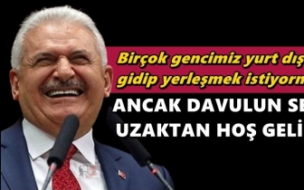 Yıldırım'dan gen&ccedil;lere: Davulun sesi uzaktan hoş gelir