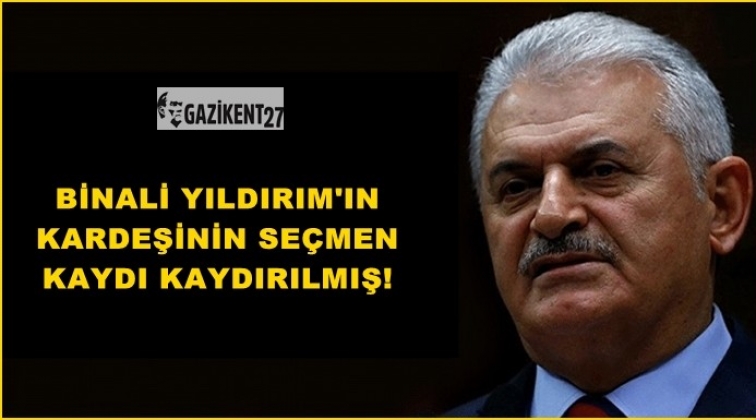 Yıldırım'ın kardeşinin kaydı kaydırılmış...