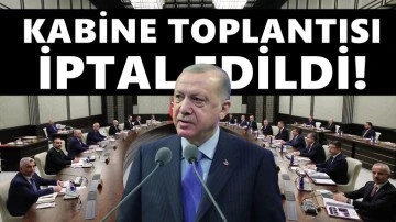 Yılın son kabine toplantısı iptal edildi!