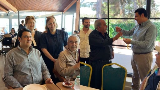 Yılmaz, Babalar G&uuml;n&uuml;&rsquo;nde huzurevi sakinleriyle buluştu
