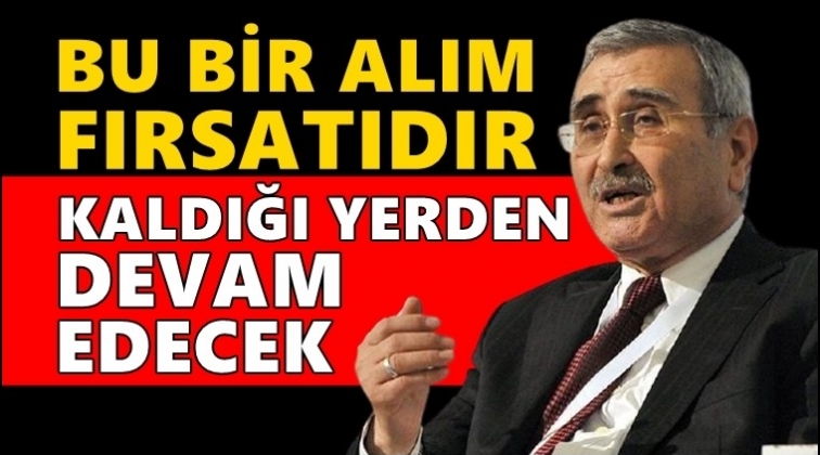 Yılmaz: Bence kaldığı yerden bu iş devam edecek!